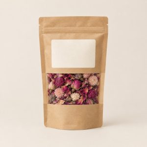 Banho de ervas Amor-Próprio com botões de rosa