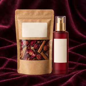 Kit Atração: banho Poder Feminino e aromatizador Rosa Vermelha